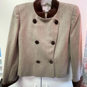 Christian Dior Suede Collared Jacket